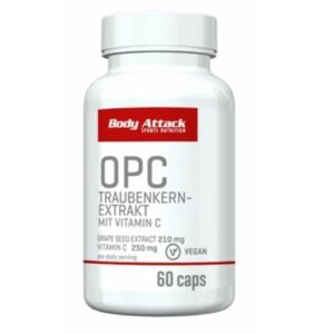 Body Attack OPC Traubenkern- Extrakt 60 Caps