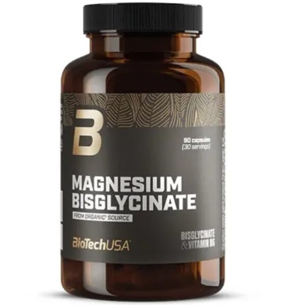 BioTech Magnesium Bisglycinate from organic source 90 Kapseln