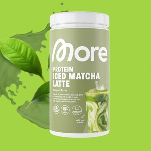 More Nutrition Protein Iced Matcha Latte 500g Dose