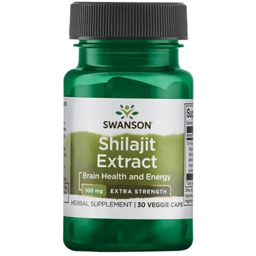 Swanson Shilajit Extract 100mg 30 Kapseln