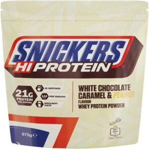 Snickers White Protein Powder 875g/455g - White Chocolate, Caramel & Peanut