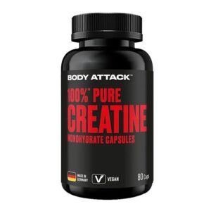Body Attack 100% Pure Creatine 80 Kapseln